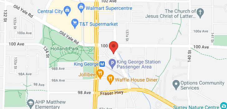map of 2807 9981 WHALLEY BOULEVARD